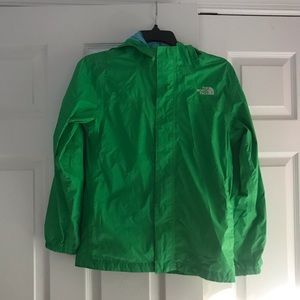 Girls Northface rain jacket